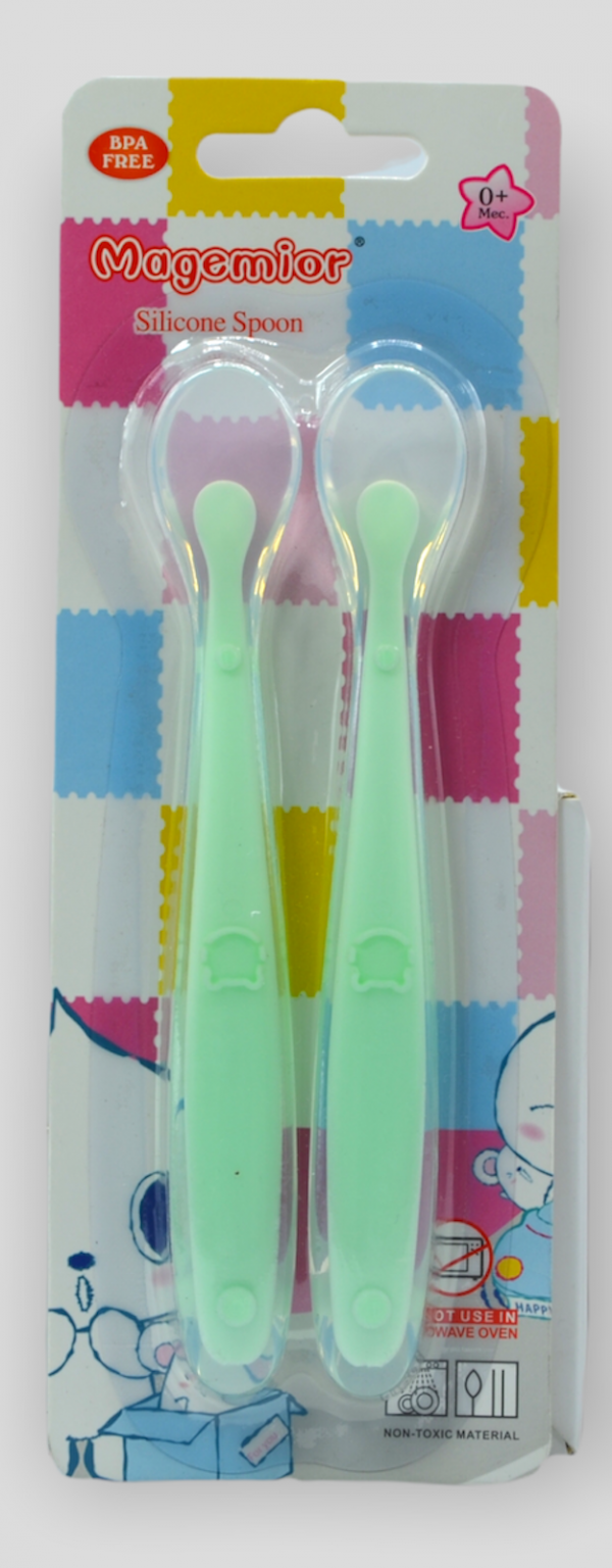 Cucharas Silicona Colores Pastel - Imagen 2