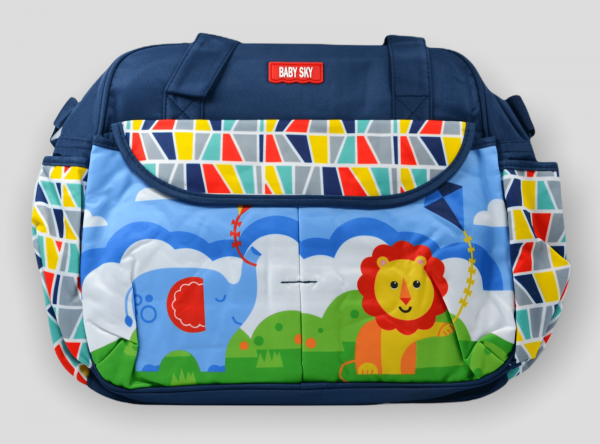 Pañalera Elefante y León Tipo Bolso - Imagen 6