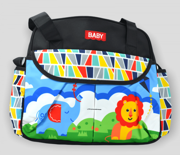 Pañalera Elefante y León Tipo Bolso - Imagen 5