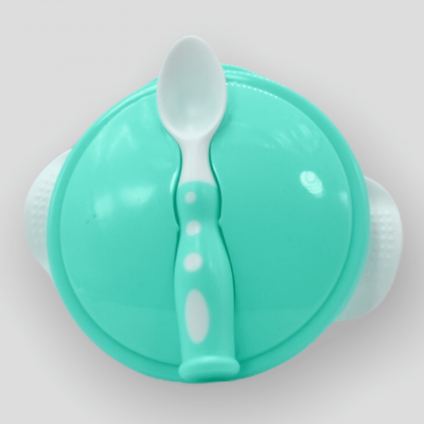 Vajilla Plástica Bicolor con Cuchara y Base de Chupa - Imagen 5