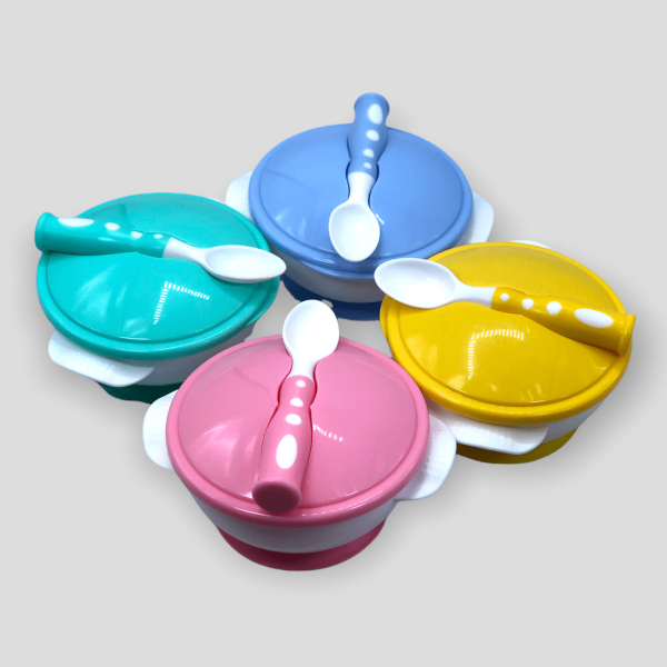 Vajilla Plástica Bicolor con Cuchara y Base de Chupa - Imagen 10