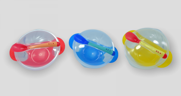 Vajilla Plástica con Cuchara y Base de Chupa Tapa Transparente - Imagen 5